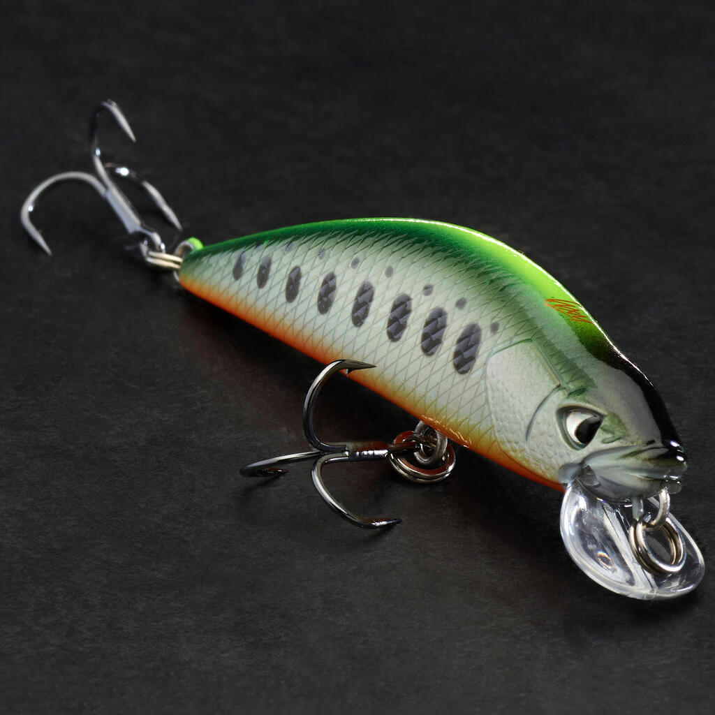 MINNOW HARD LURE FOR TROUT WXM  MNWFS 65 US BLACK BASS
