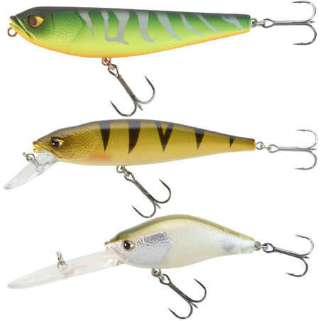 Lure Fishing Plug Bait Stickbait Minnow / Jerkbait / Crankbait KIT3PN