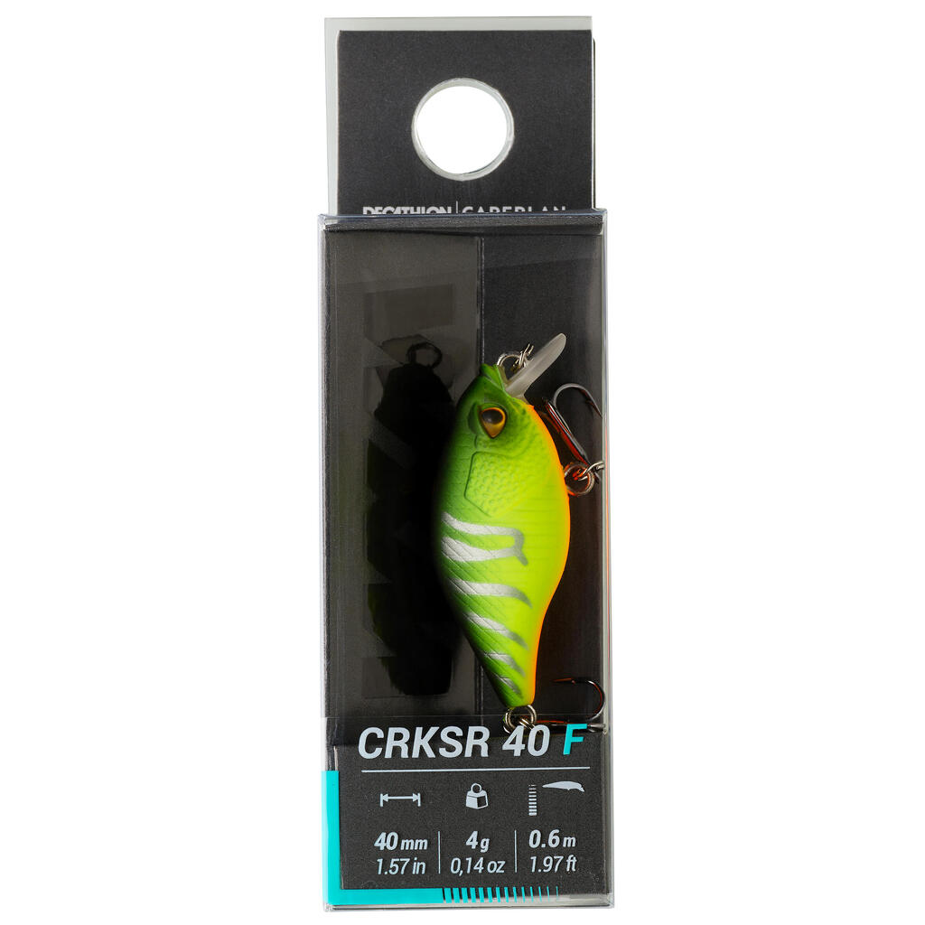 Kieto masalo „Crankbait“ vobleris žvejybai seklumoje „WXM CRKSR 40 F bluegill“