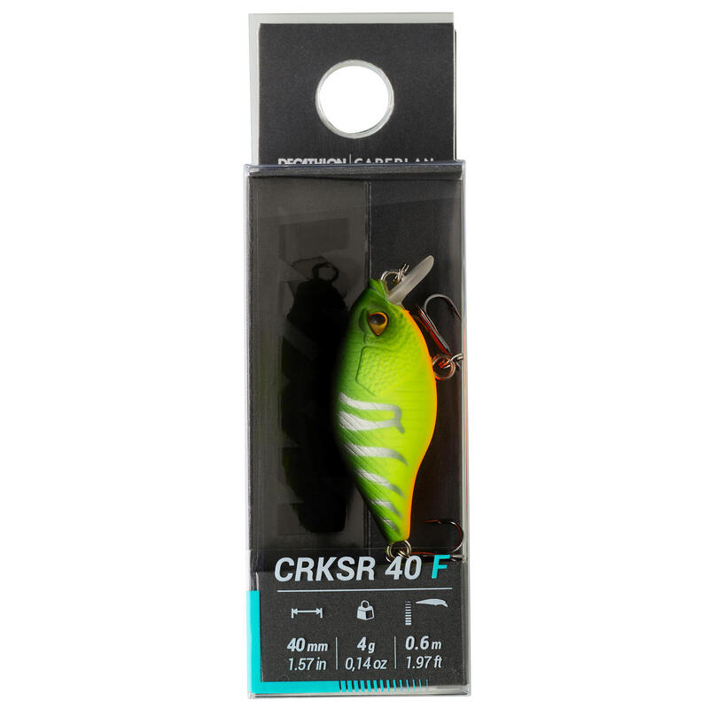 POISSON NAGEUR CRANKBAIT SHALLOW RUNNER WXM CRKSR 40 F FIRETIGER