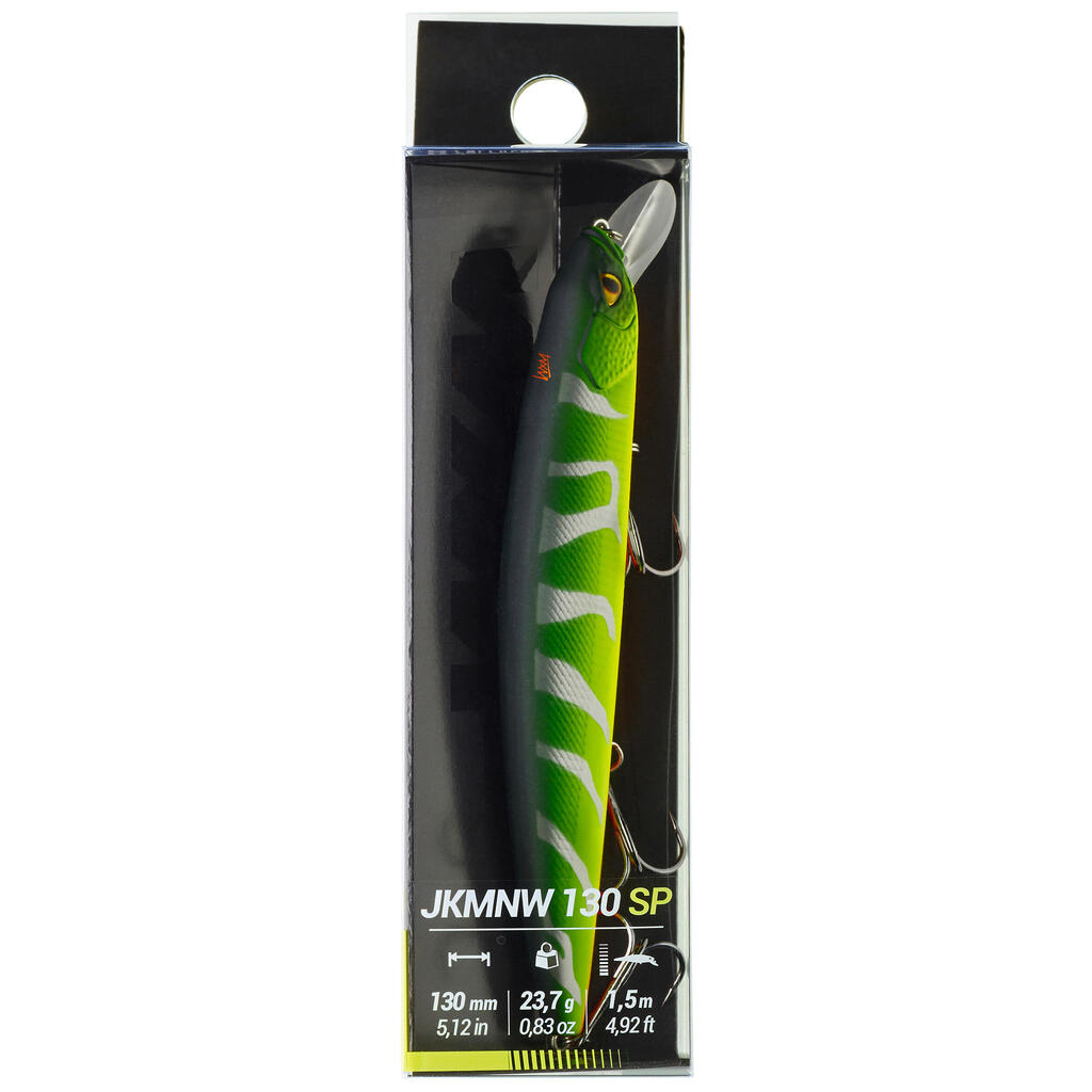 פיתיון קשיח לדיג MINNOW LURE WXM JKMNW 130 SP - גב כחול