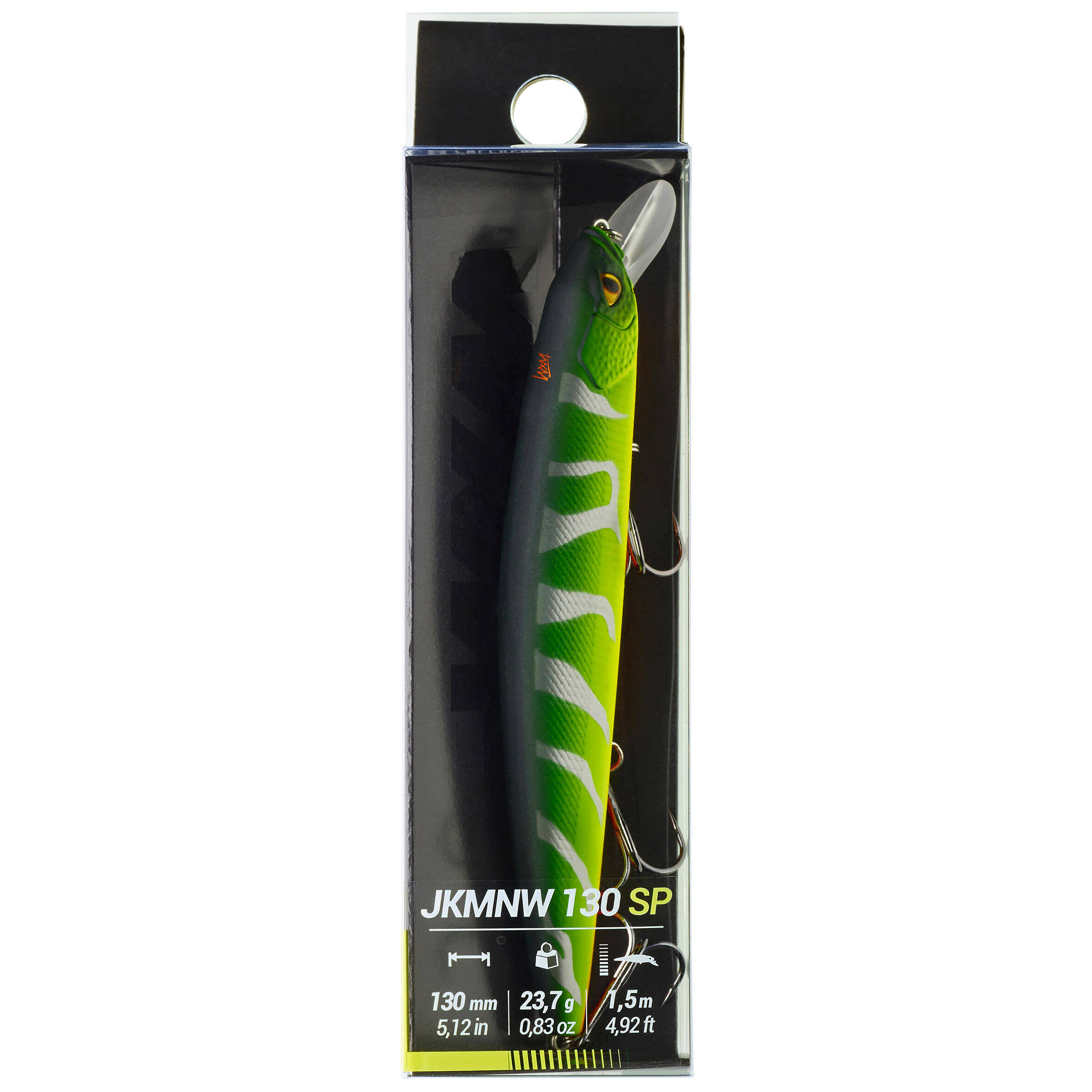 Fishing Hard Lure Jerkbait JKMNW 130SP - Firetiger -  5