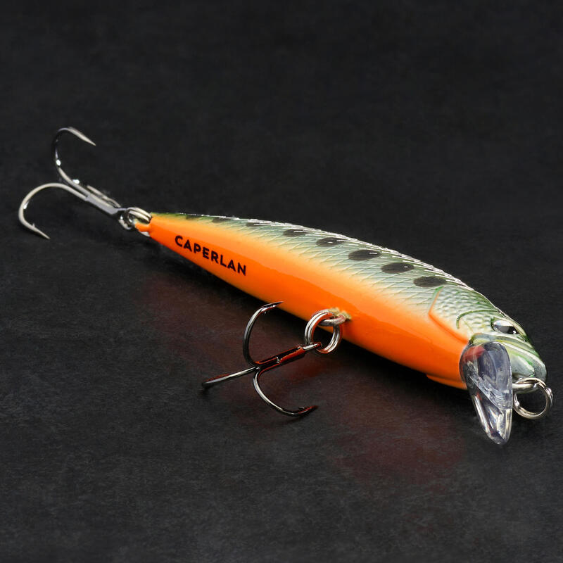 POISSON NAGEUR TRUITE MINNOW WXM MNWFS 50 US YAMAME FLUO