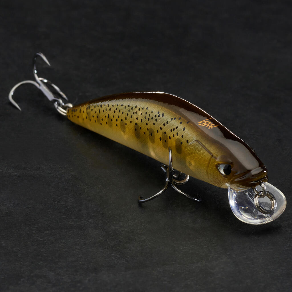 MINNOW HARD LURE FOR TROUT WXM  MNWFS 65 US BLACK BASS
