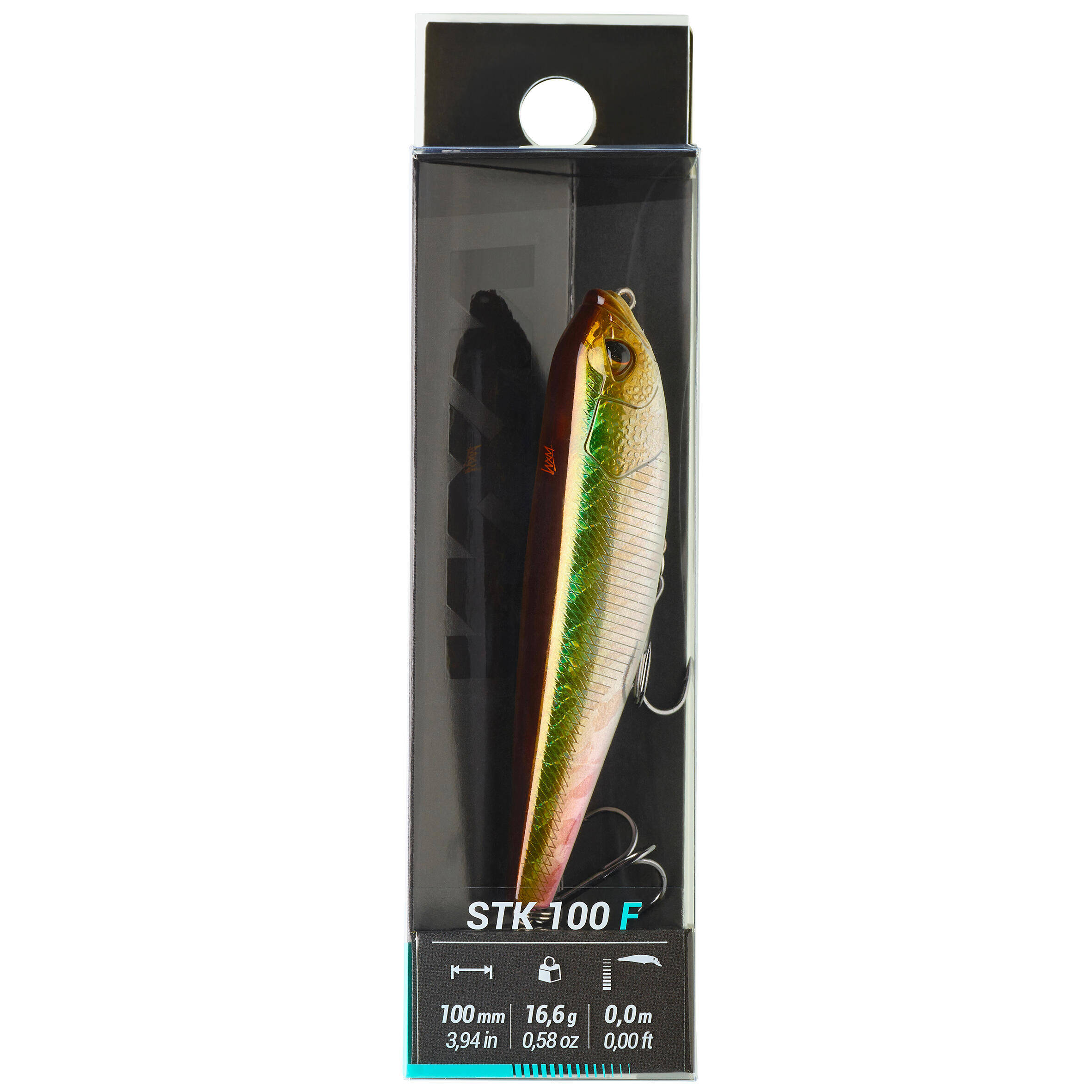 Fishing Hard Lure Stickbait STK 100F - Greenback -  5