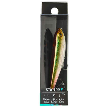 STICKBAIT HARD LURE WXM STK 100 F - GREEN BACK