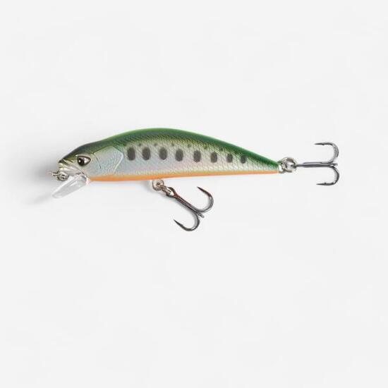 POISSON NAGEUR TRUITE MINNOW WXM MNWFS 65 US YAMAME FLUO