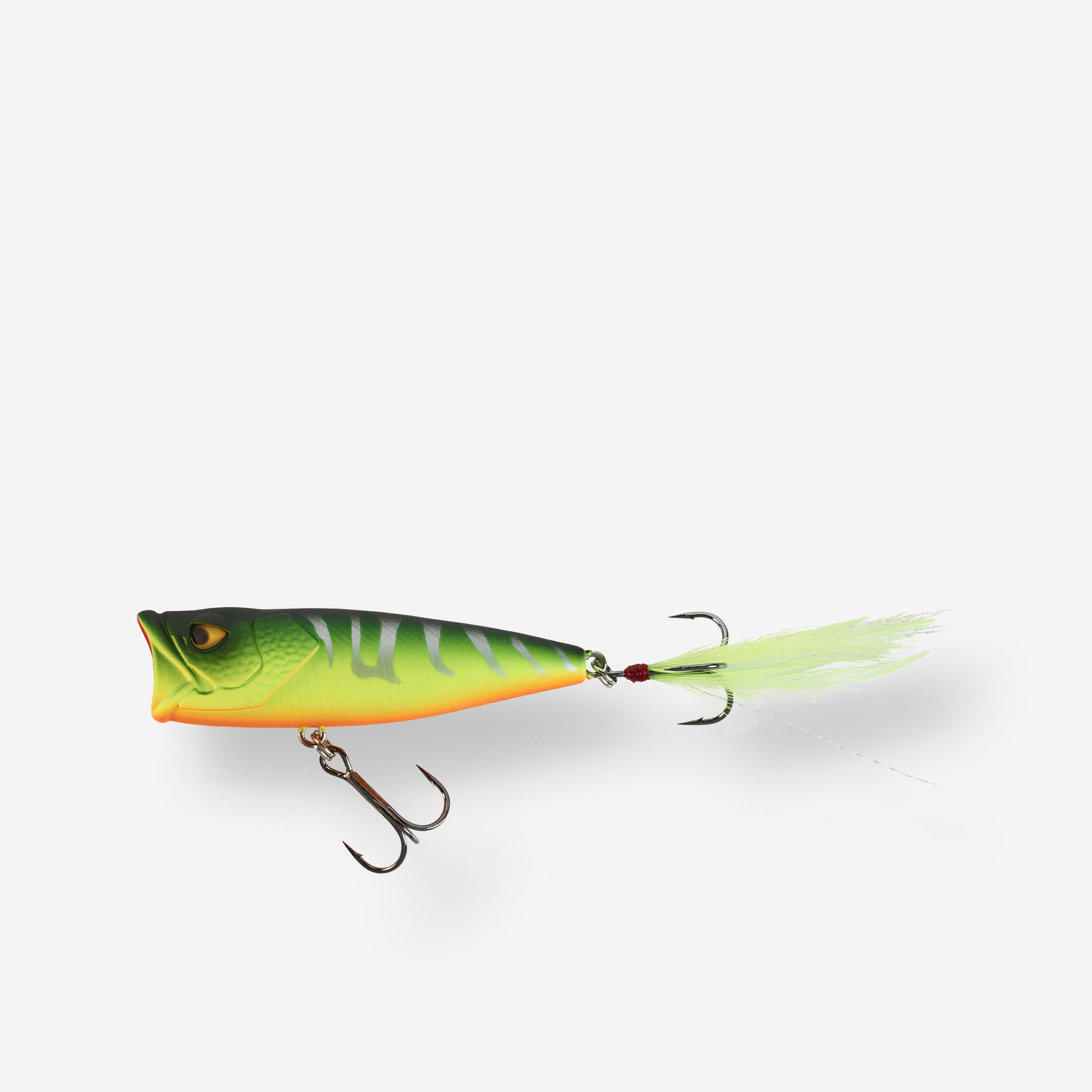 Popper Lure 20CM/116G Saltwater Fishing Lure Topwater Popper Lure  Artificial Bait 3D Eyes Big Game Hard Baits with Treble Hooks for GT  Striped Bass,Trout,Tuna,Kingfish (B), Topwater Lures -  Canada