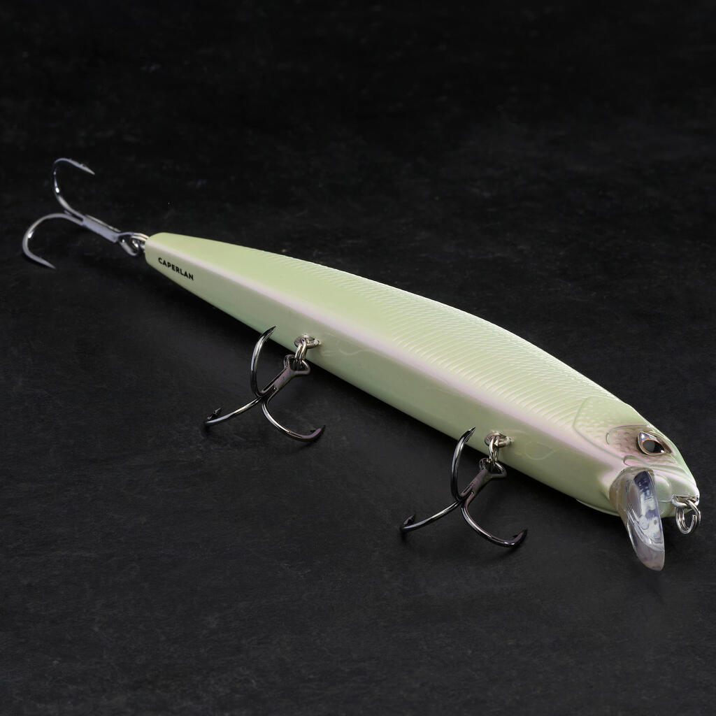 Wobbler Jerkbait MINNOW WXM JKMNW 130 SP grüner Rücken