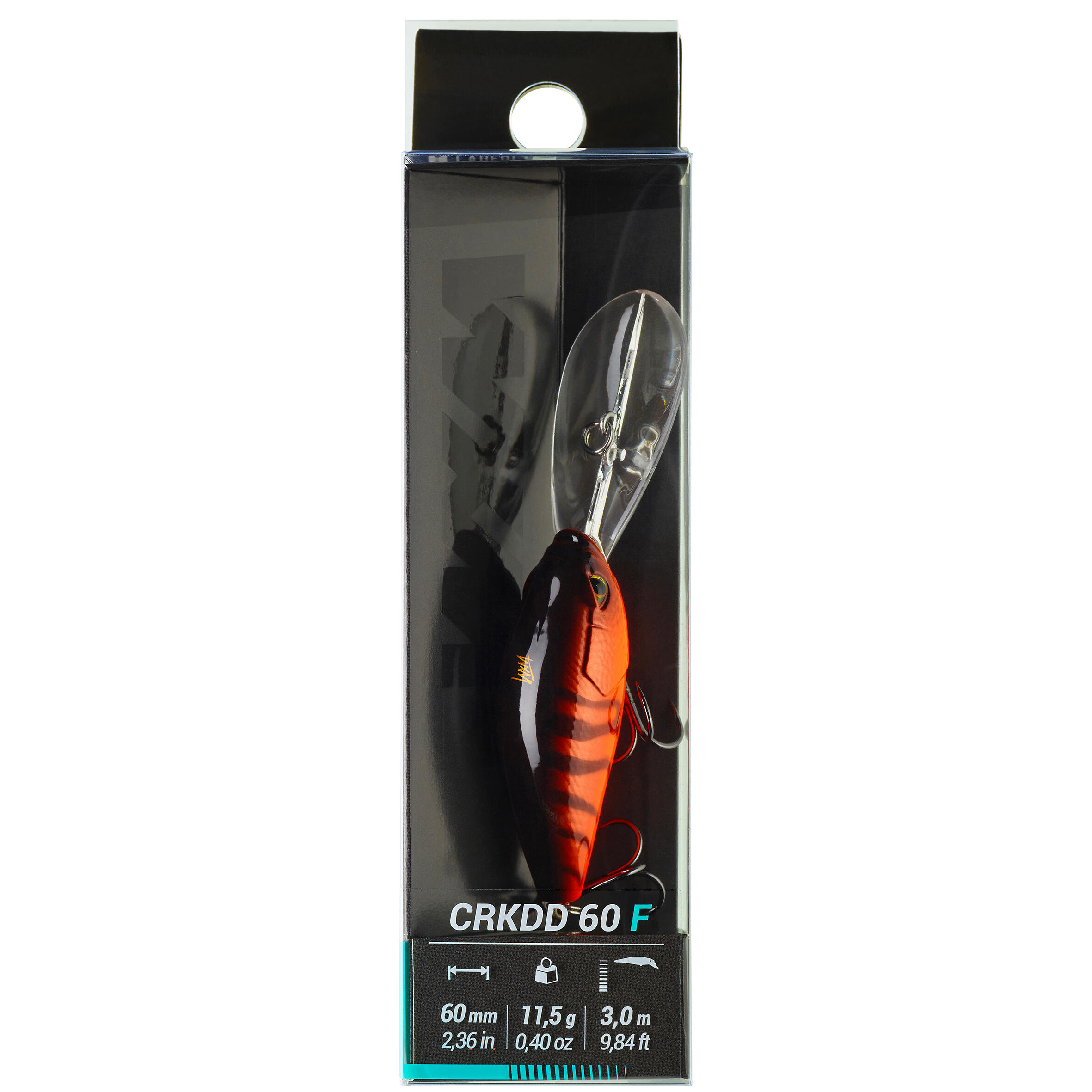 CAPERLAN Wobler Deep Crankbait WXM CRKDD 60 F Rak bez · záber 5