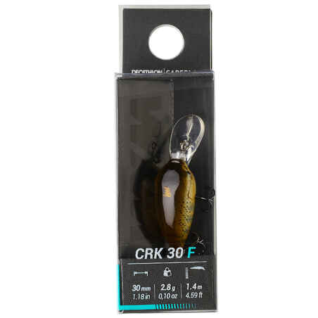 CRANKBAIT HARD LURE WXM CRK 30 F YAMAME - BROWN