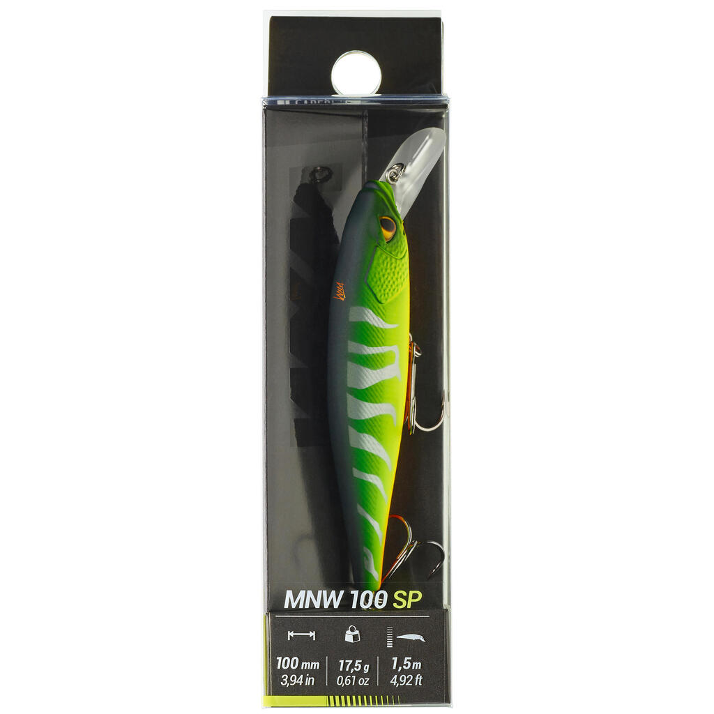 Wobler Jerkbait Minnow WXM MNW 100 SP biely