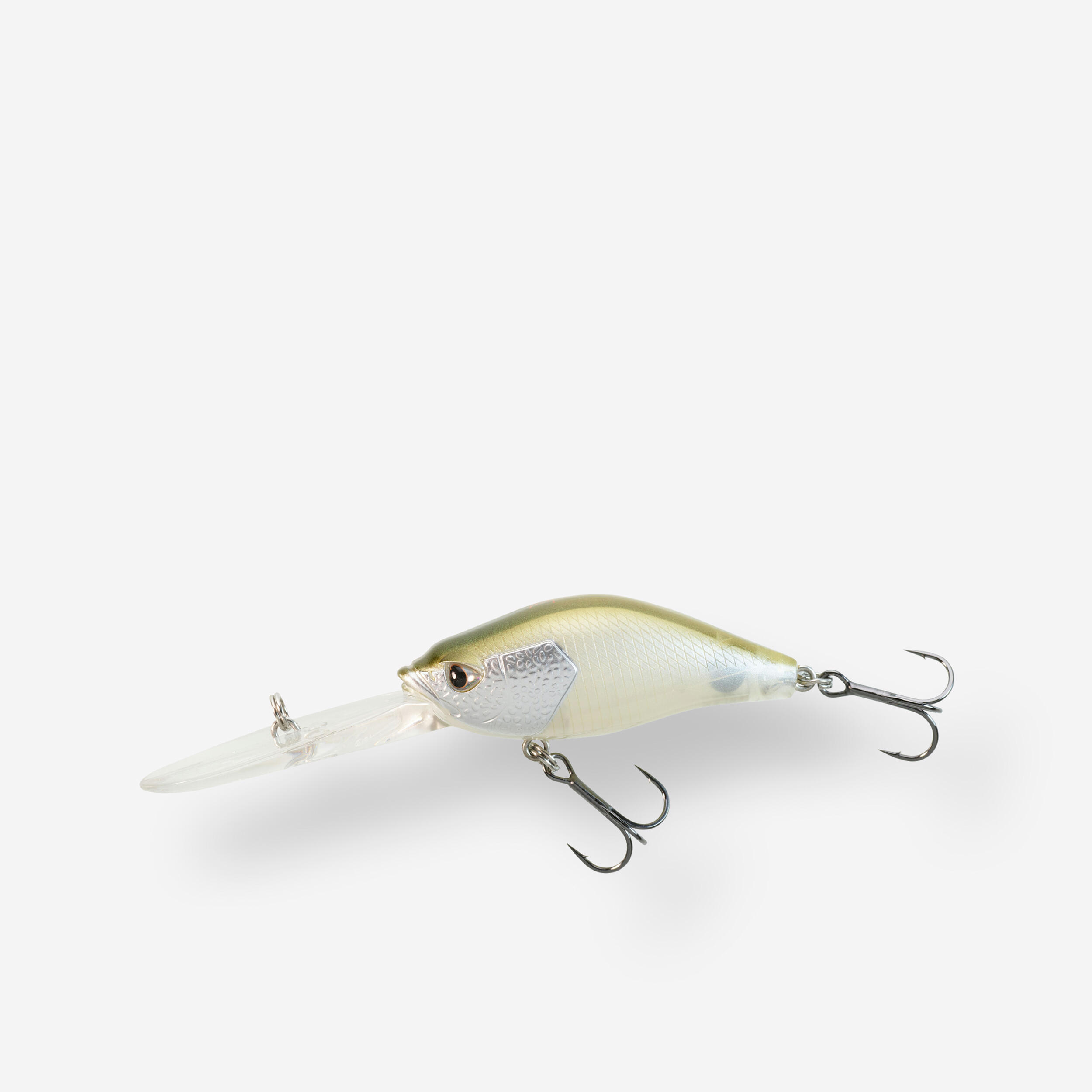 Amostra flutuante pesca deep crankbait wxm crkdd 60 f dorso castanho