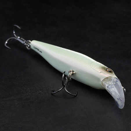 MINNOW JERKBAIT HARD LURE WXM MNWDD 76 SP - WHITE