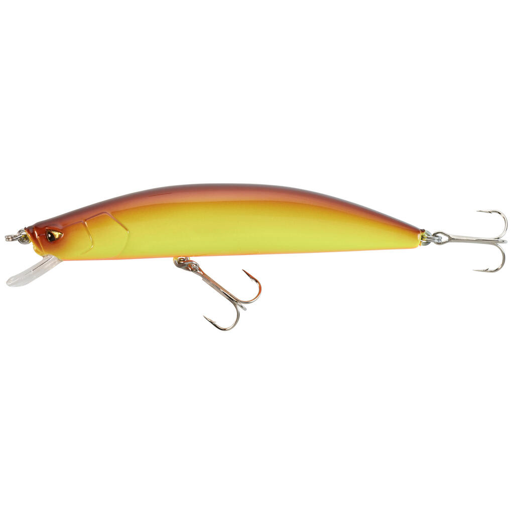 POISSON NAGEUR JERKBAIT MINNOW PÊCHE AUX LEURRE MNWFP 100 F GRIS DOS AYU