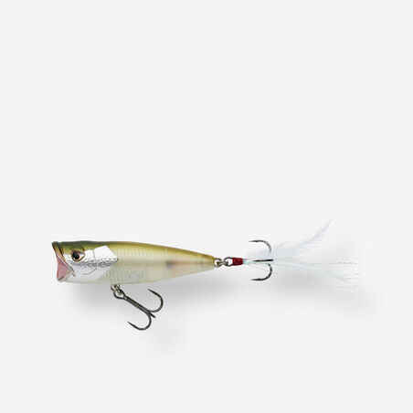 Señuelo de Pesca Spinning Popper Wxm Ppr 65 F Dorso Marrón