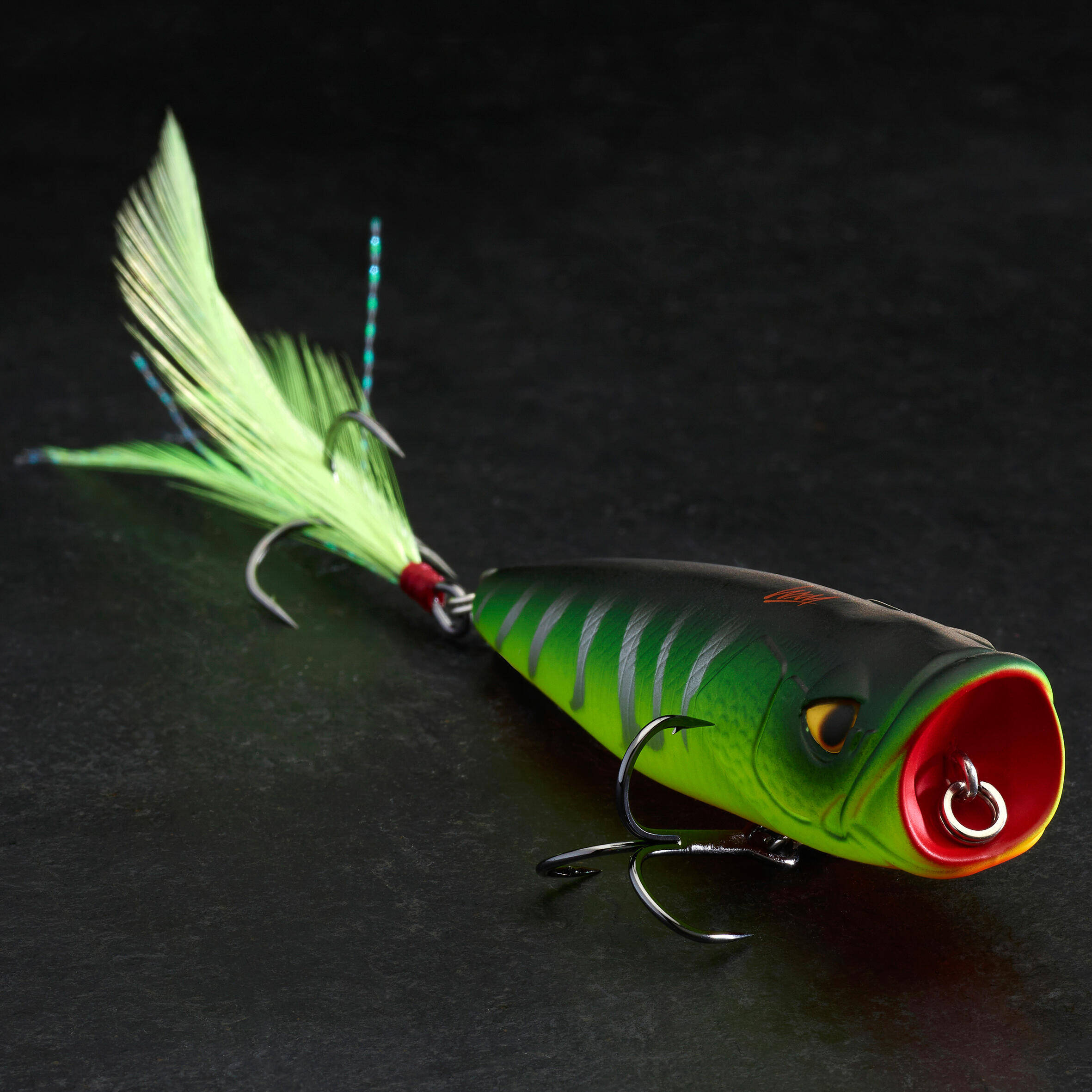 Fishing Hard Lure Popper 65F Fire - Tiger -  3