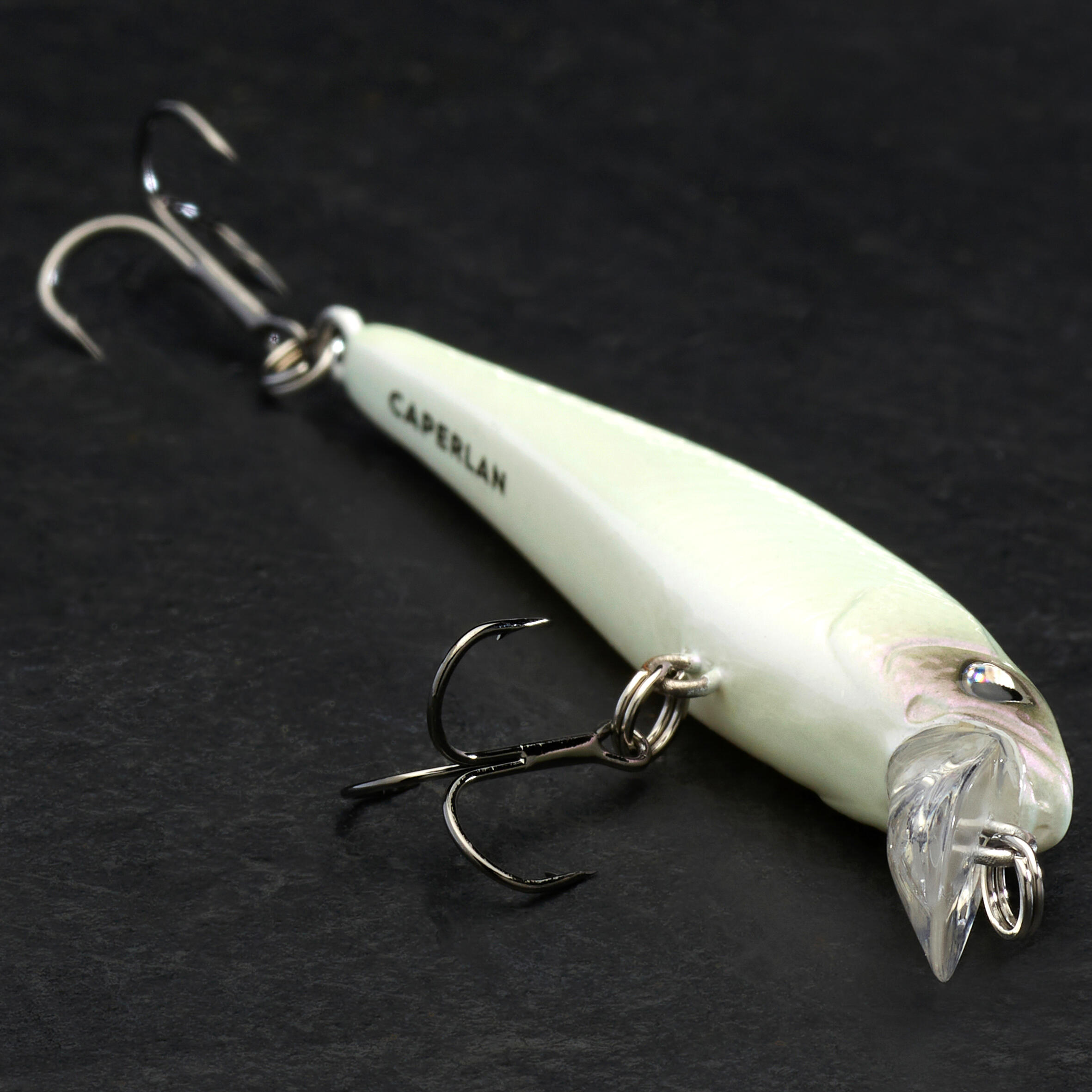 MINNOW JERKBAIT HARD LURE WXM MNW 50 SP - WHITE 3/4