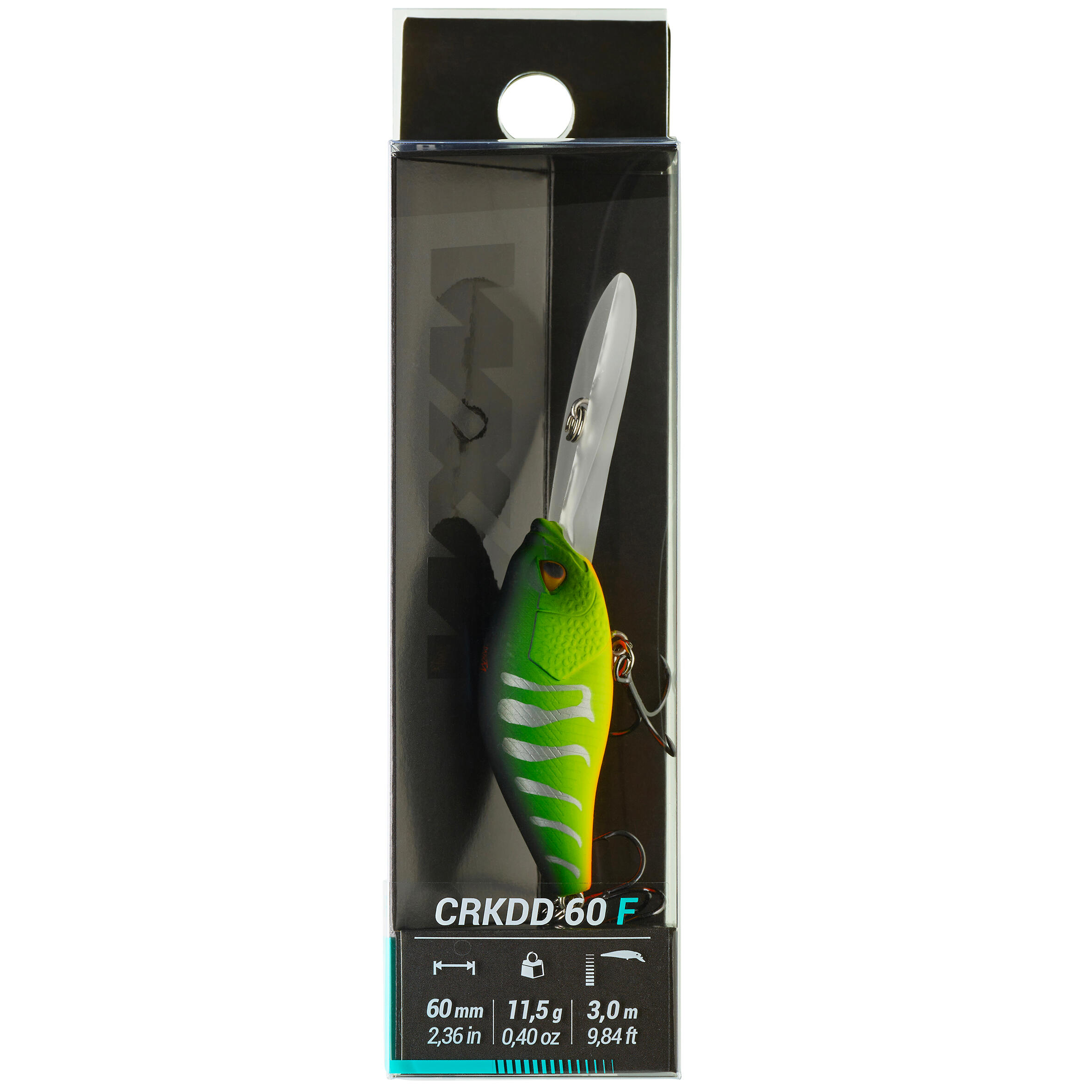 AMOSTRA FLUTUANTE PESCA DEEP CRANKBAIT WXM CRKDD 60 F FIRETIGER 4/4