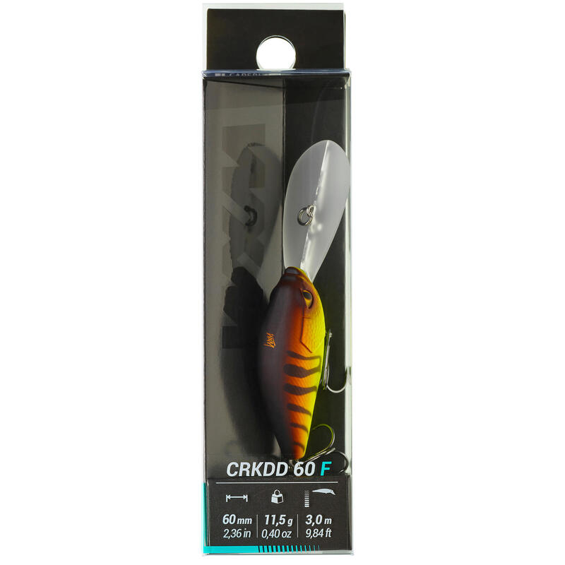 Nălucă CRKDD 60 F ORANGE TIGER pescuit la răpitori  