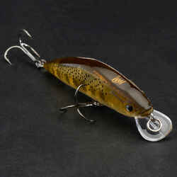 Lure Fishing Minnow Trout Plug Bait MNWFS 50 US Brown Yamame