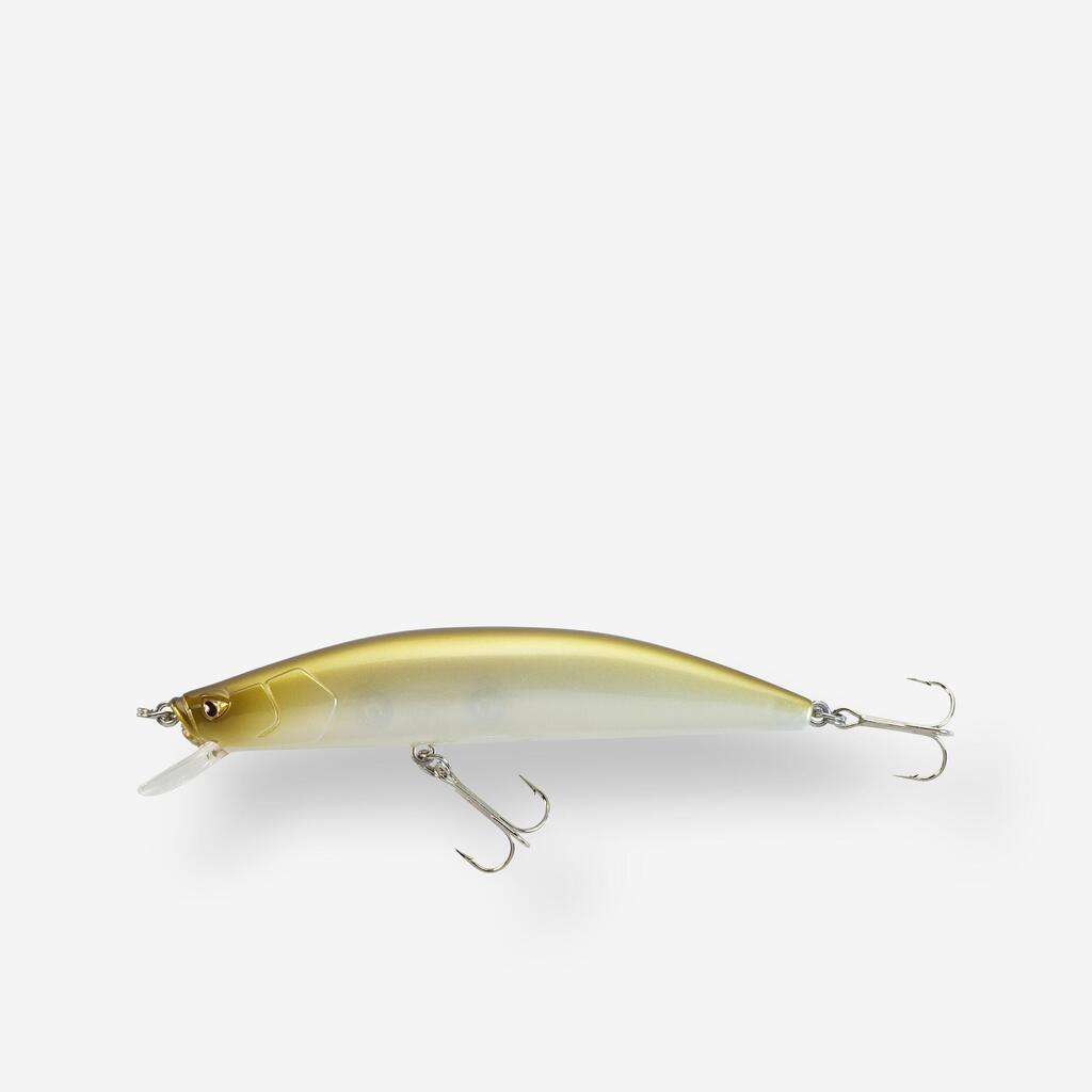 Lure Fishing Minnow Jerkbait Plug Bait MNWFP 100 F Grey Ayu Back