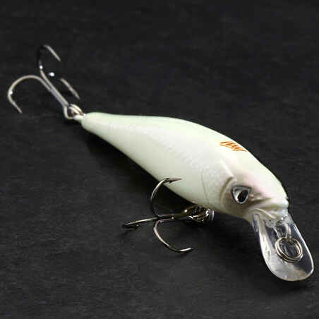 Lure Fishing Minnow Jerkbait Plug Bait MNW 50 SP White