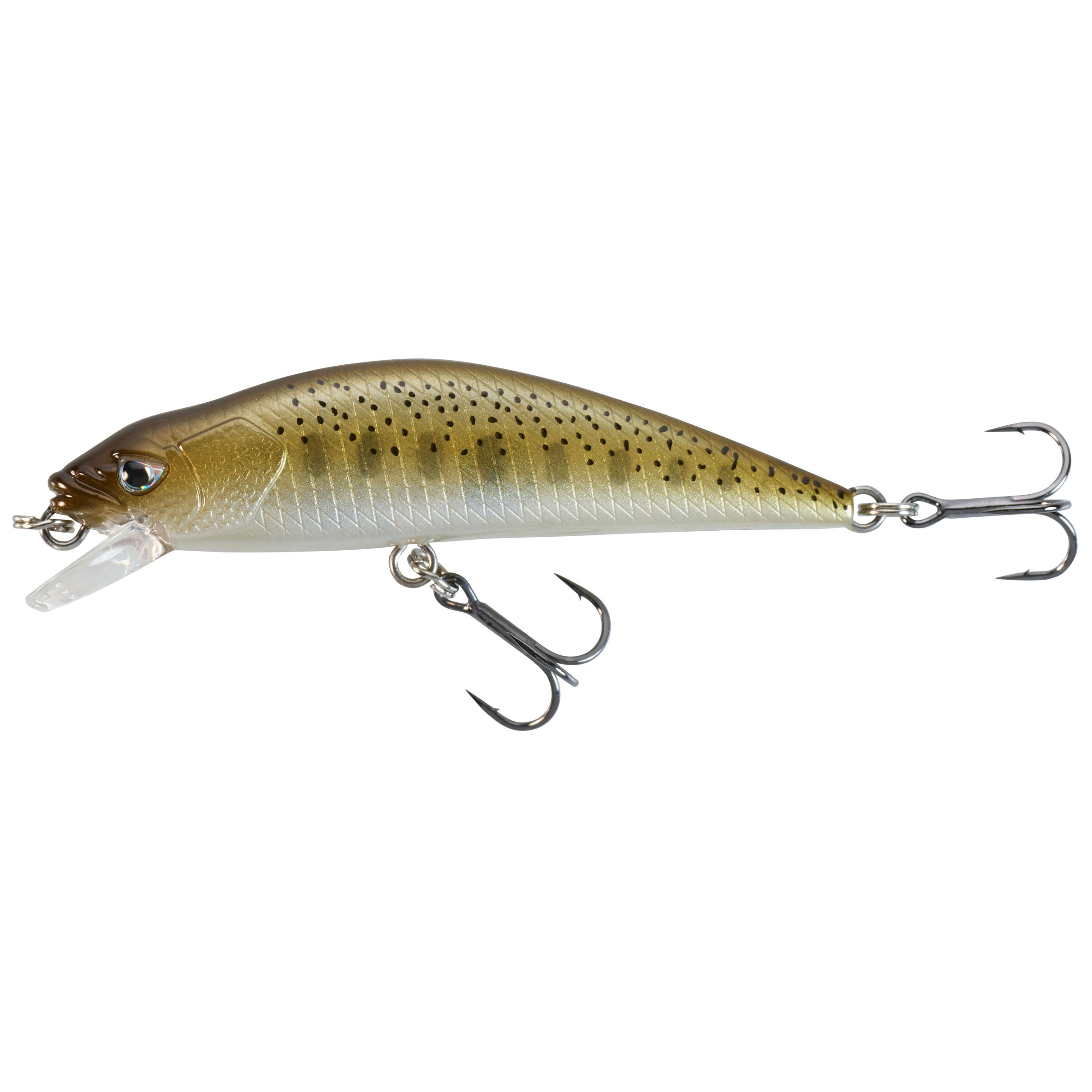 MINNOW HARD LURE FOR TROUT WXM  MNWFS 65 US YAMAME - BROWN 1/4