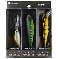 Lure Fishing Plug Bait Stickbait Minnow / Jerkbait / Crankbait KIT3PN