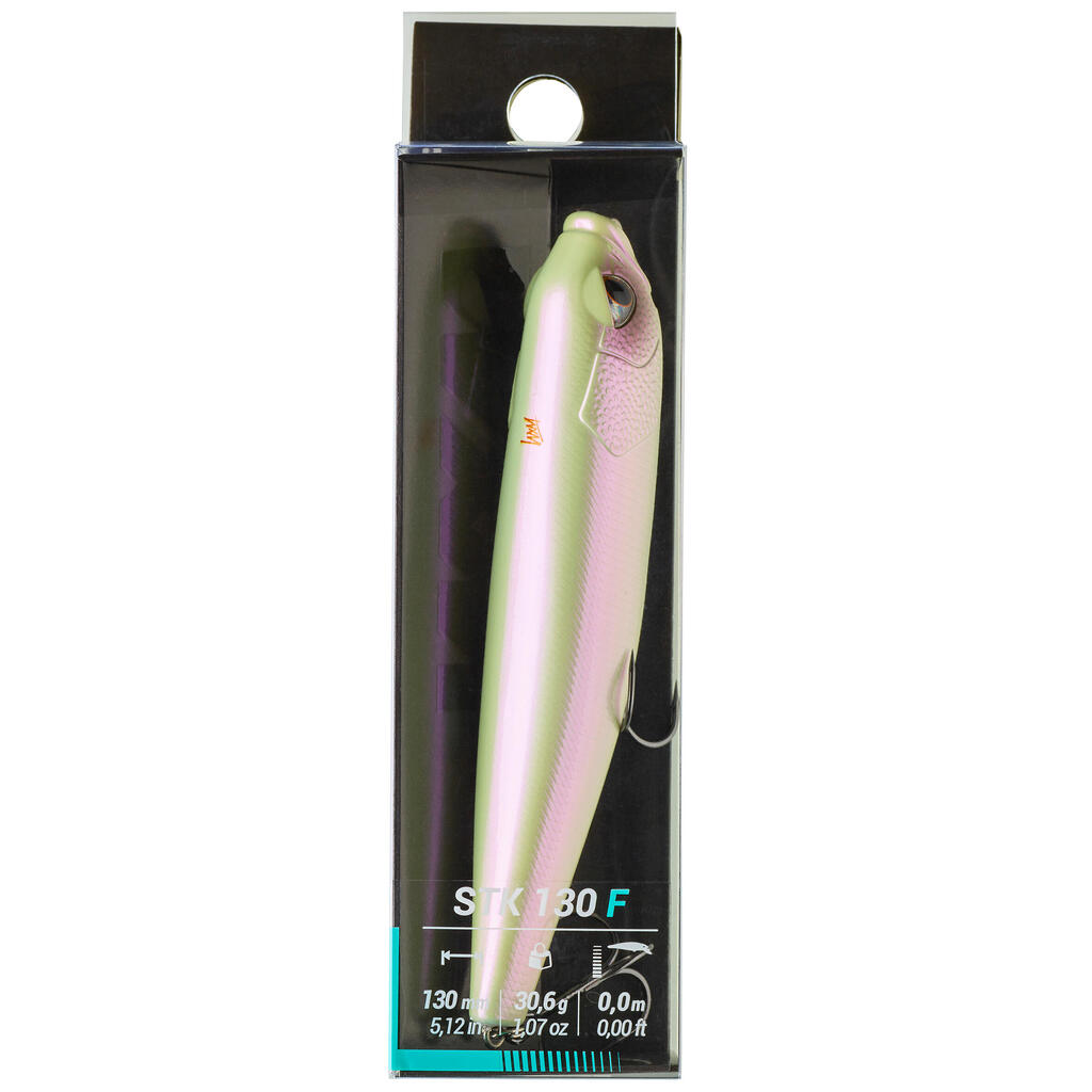 Lure Fishing Plug Bait Stickbait STK 130 F White