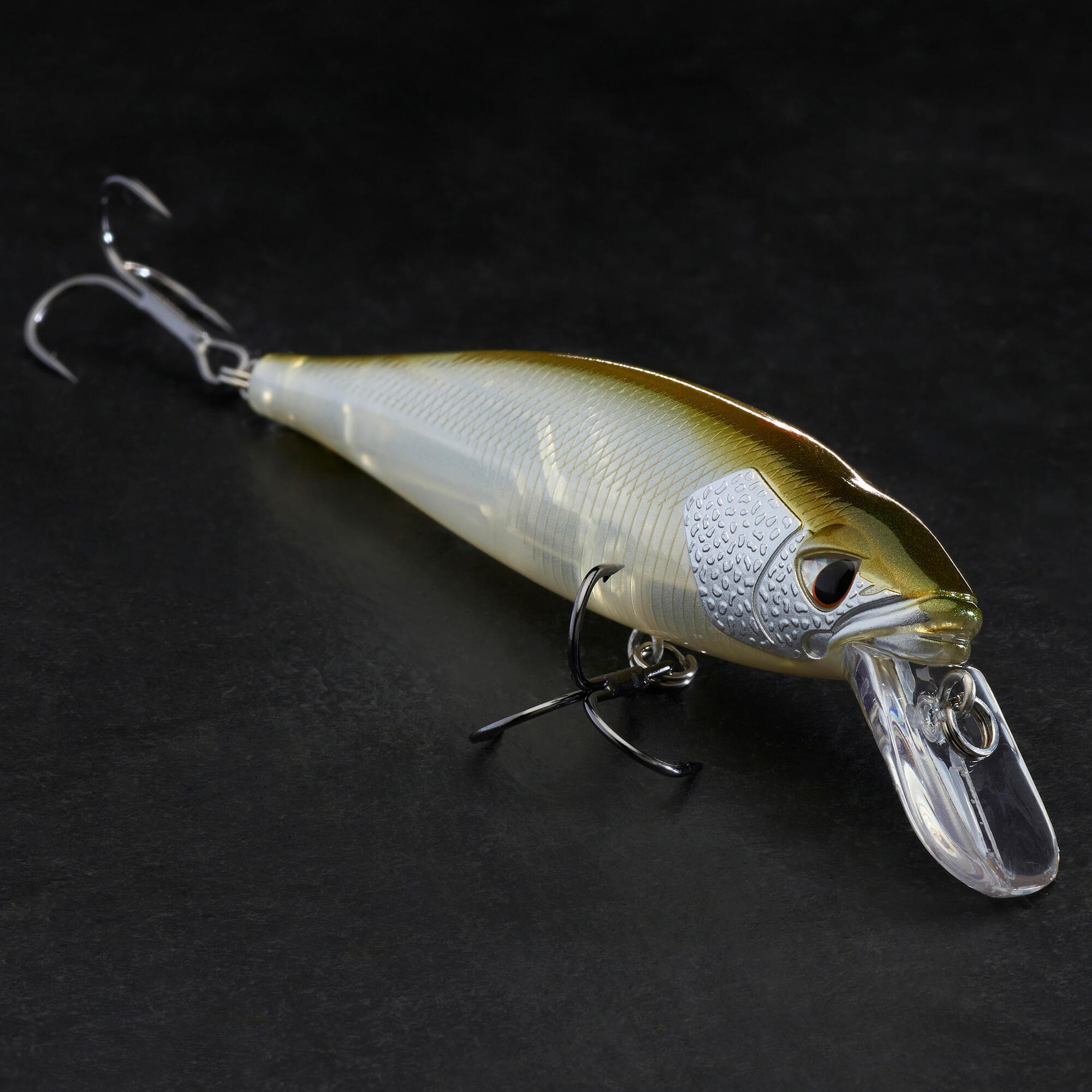 SWIMMER FISH JERKBAIT MINNOW WXM MNW 100 SP BACK BROWN