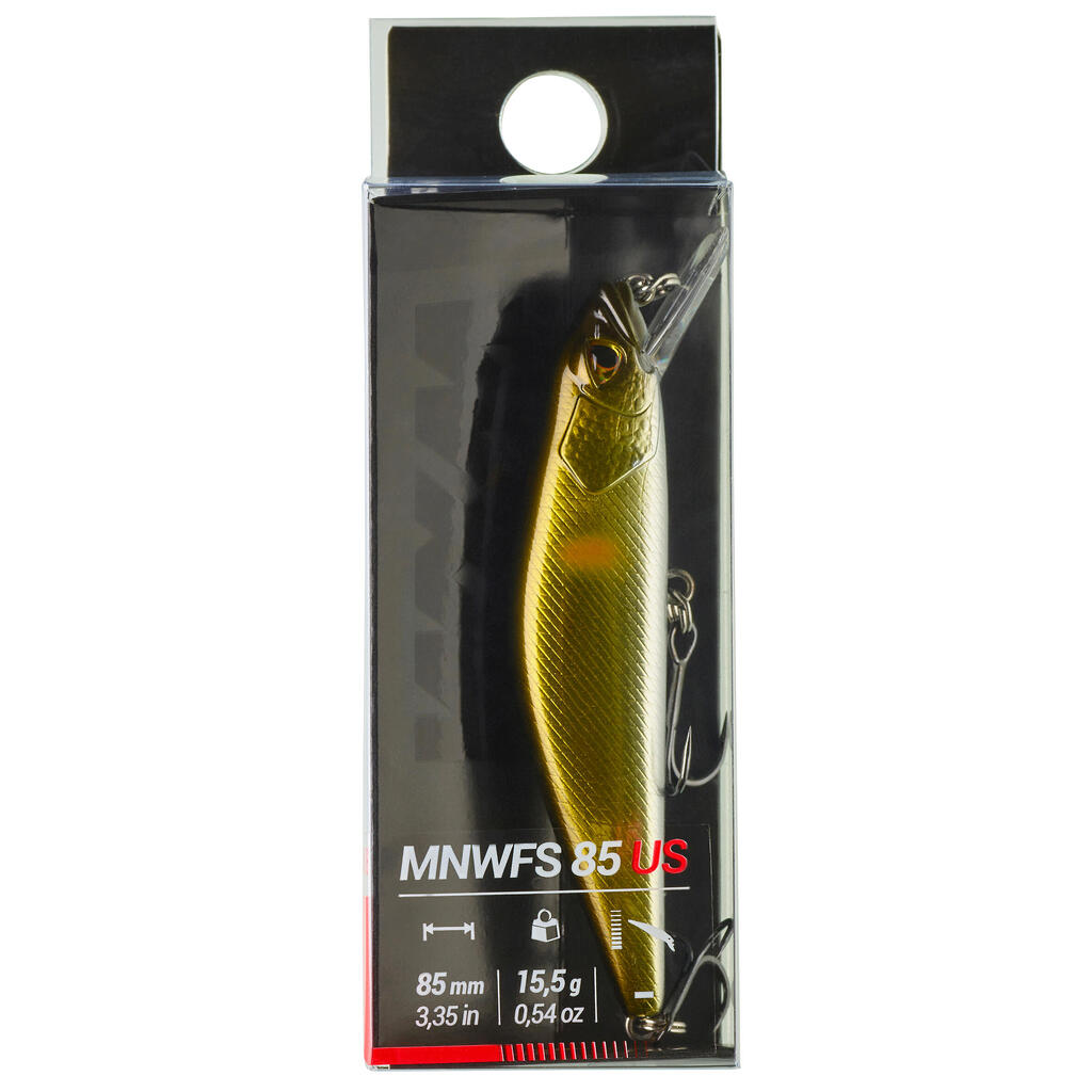 MINNOW HARD LURE FOR TROUT WXM MNWFS 85 US YAMAME - ORANGE