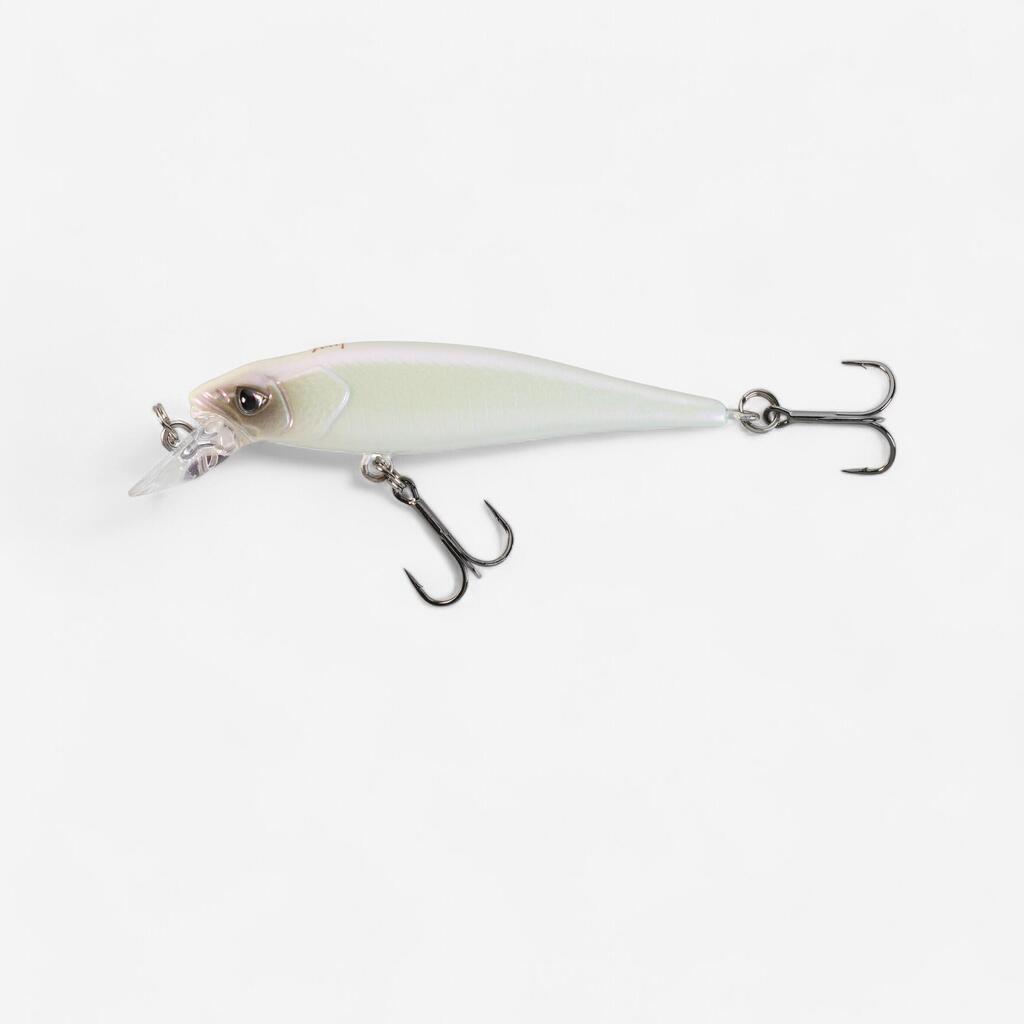 Beli vobler džerk za varaličarenje MINNOW MNW 50 SP
