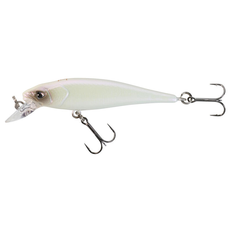 POISSON NAGEUR JERKBAIT MINNOW WXM MNW 50 SP BLANC