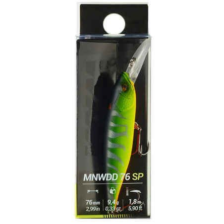 MINNOW JERKBAIT HARD LURE WXM MNWDD 76 SP FIRETIGER