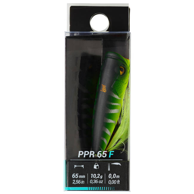 Fishing Hard Lure Popper 65F Fire - Tiger - One Size By CAPERLAN | Decathlon