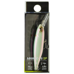 POISSON NAGEUR JERKBAIT MINNOW WXM MNWDD 76 SP BLANC