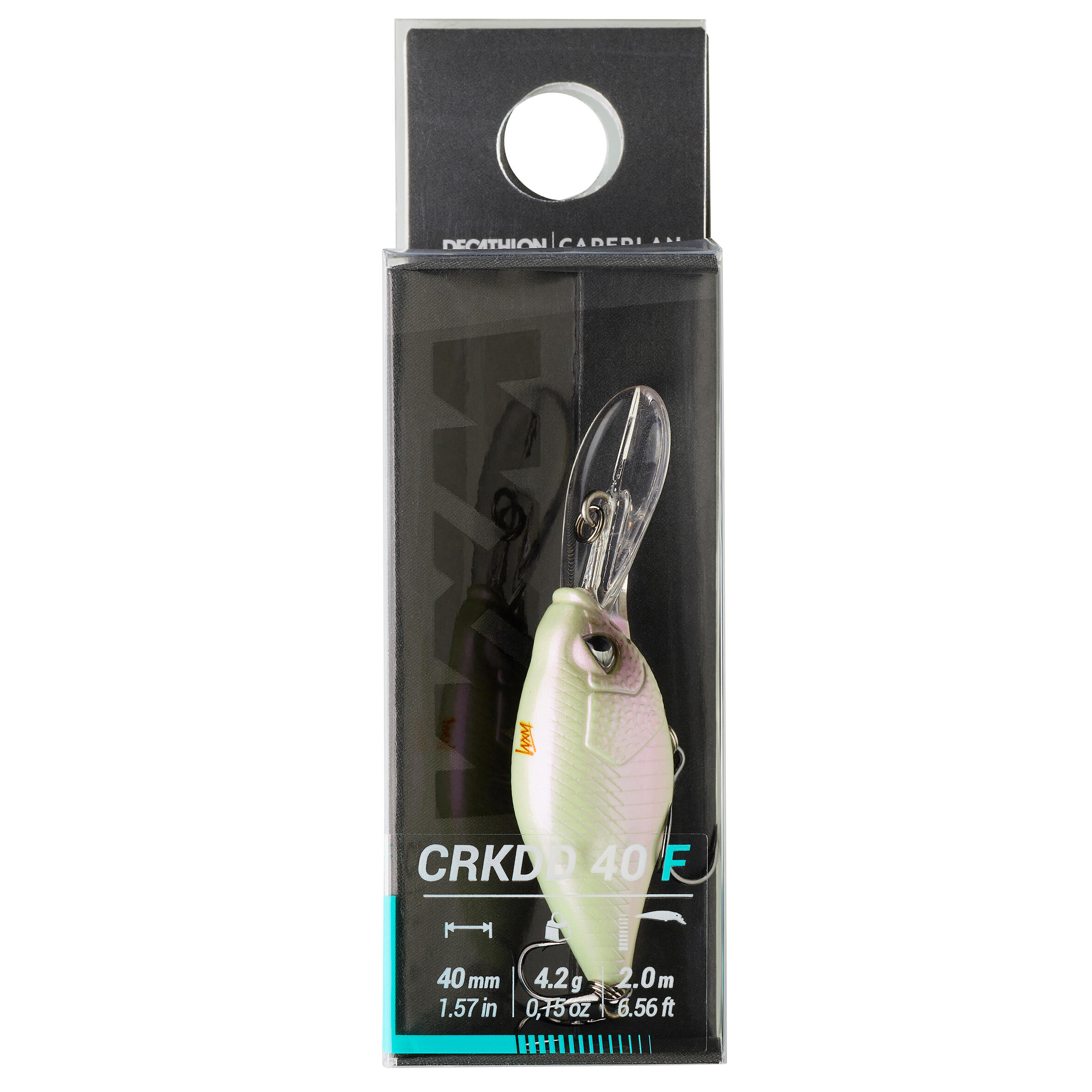Wobbler Crankbait Deep Diving WXM CRKDD 40 F weiss 4/5