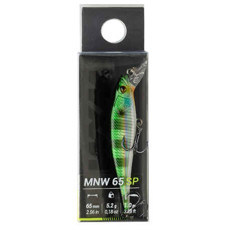 Lure Fishing Minnow Jerkbait Plug Bait MNW 65 SP Bluegill