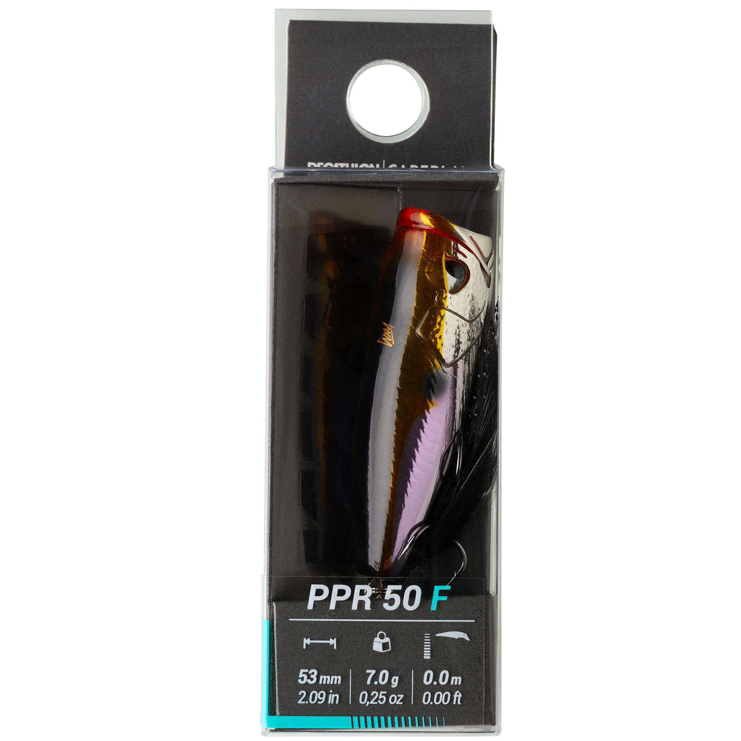 POPPER HARD LURE WXM  PPR 50 F FRY 4/4