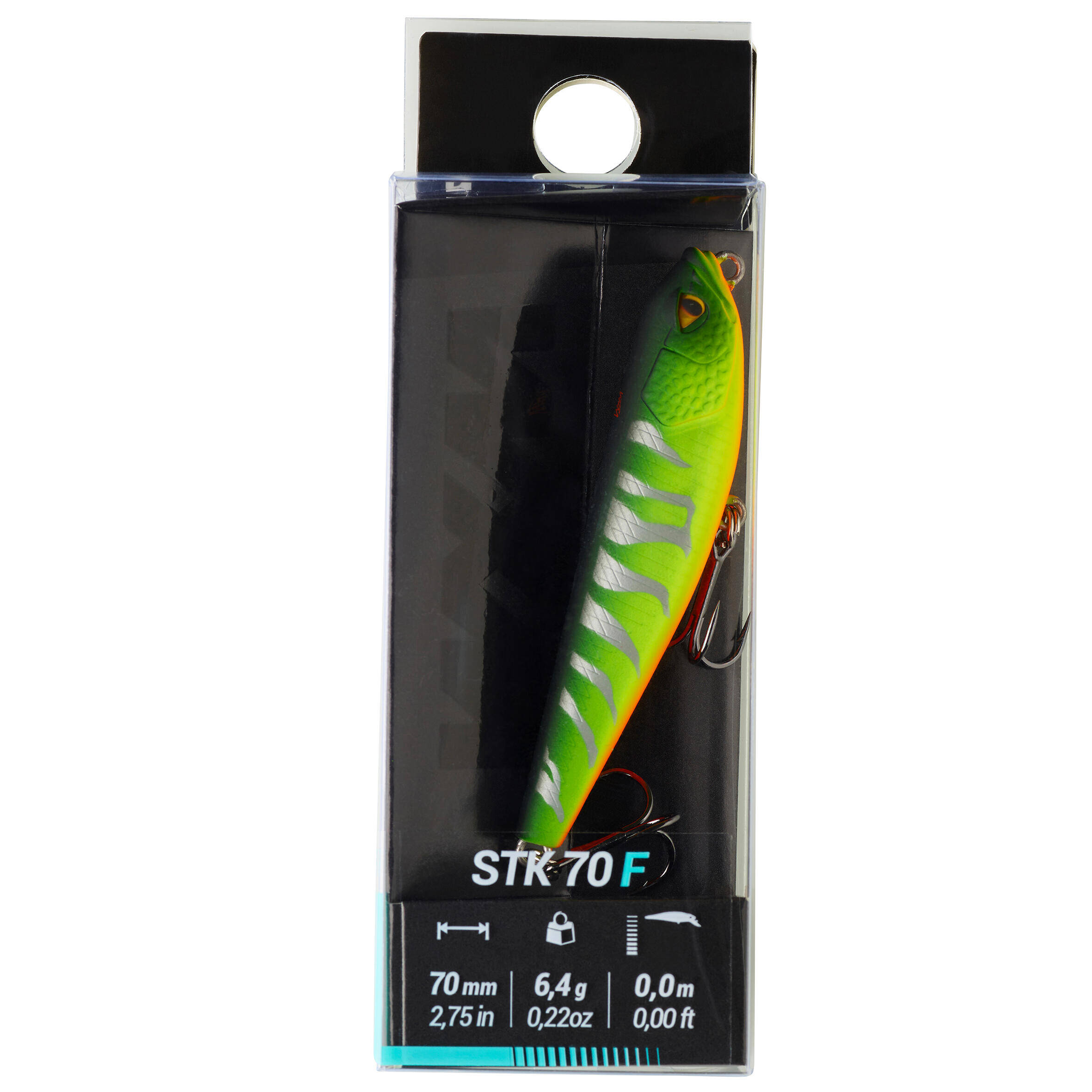 Fishing Hard Lure Stickbait 70F - Fire Tiger -  5