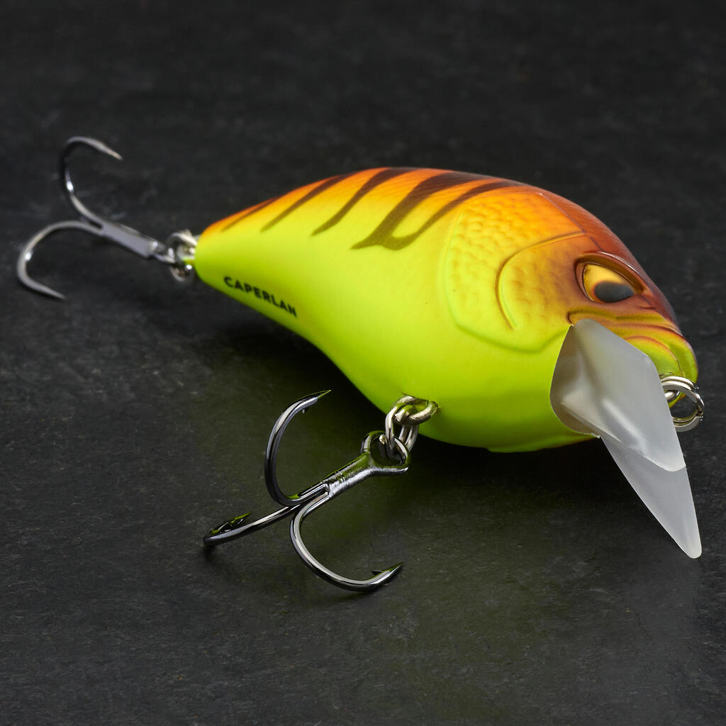 Kieto masalo „Crankbait“ vobleris upėtakinių ešerių žvejybai „WXM CRKSR 53 F“