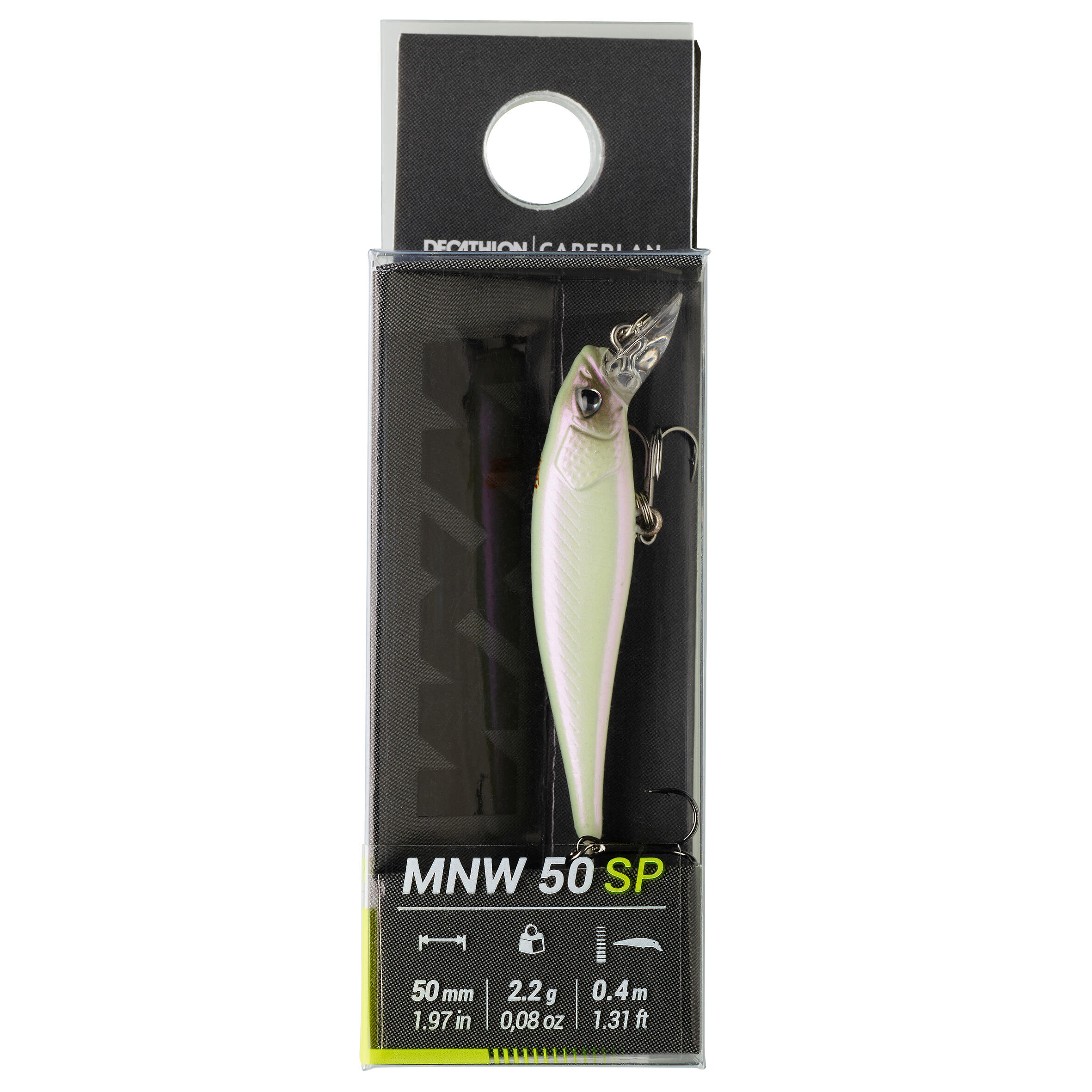 Wobler Jerkbait Minnow WXM MNW 50 SP bílý 4/4
