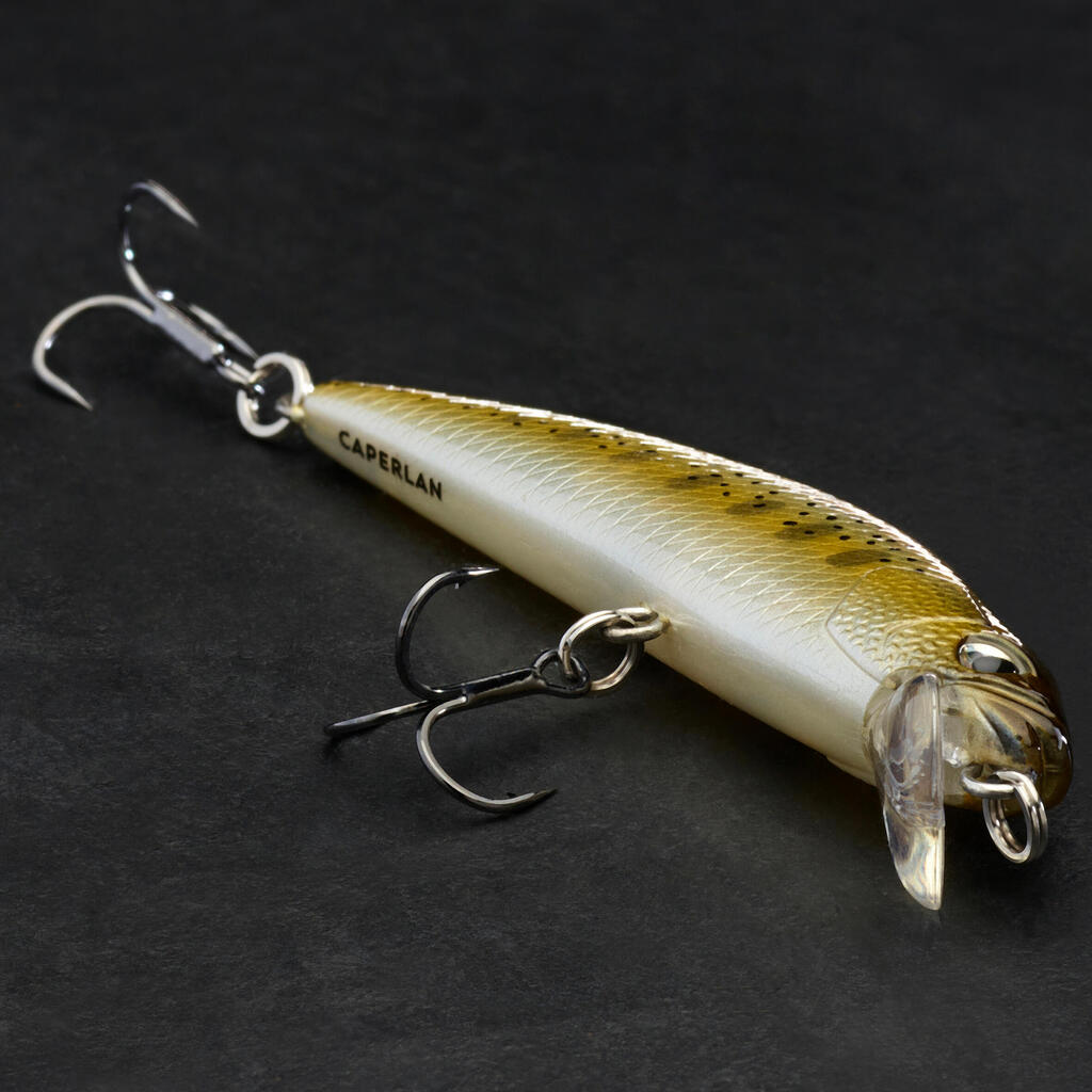 MINNOW HARD LURE FOR TROUT WXM  MNWFS 65 US BLACK BASS