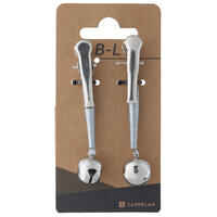 2 long clip-on bells B-L