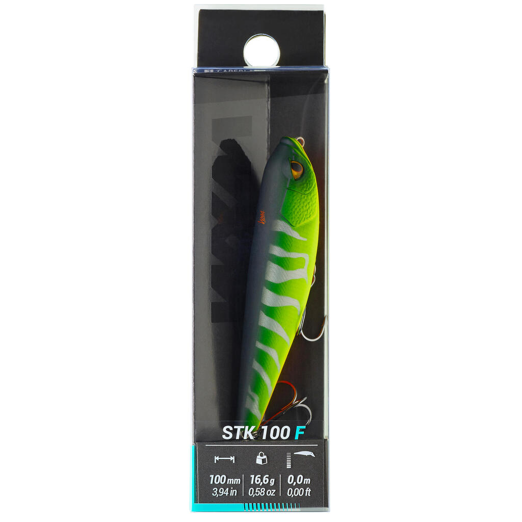 STICKBAIT HARD LURE FOR BLACK BASS WXM STK 100 F