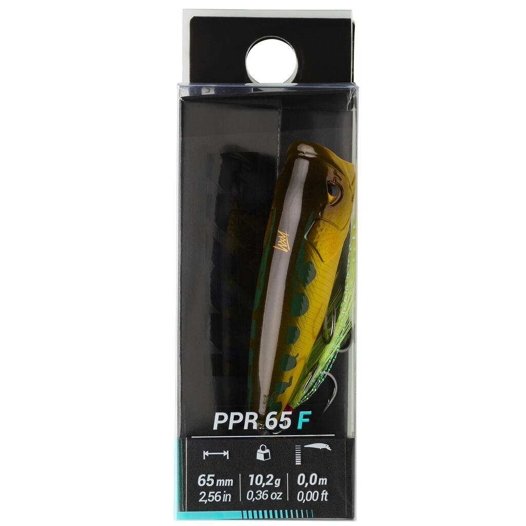 POPPER HARD LURE WXM PPR 65 F - GREEN BACK