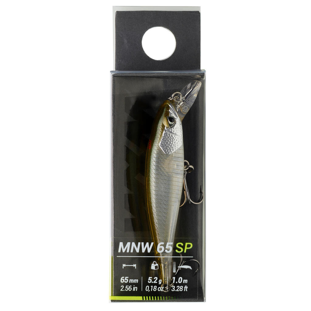 Wobbler Jerkbait Minnow WXM MNW 65 SP Black Bass