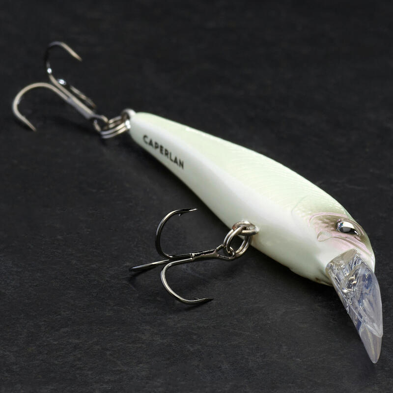 POISSON NAGEUR JERKBAIT/ DEEP MINNOW WXM MNWDD 50 SP BLANC