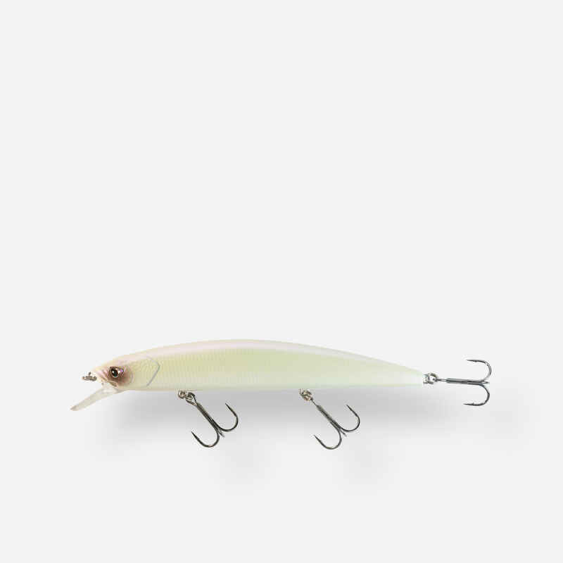 MINNOW JERKBAIT HARD LURE WXM JKMNW 130 SP - WHITE